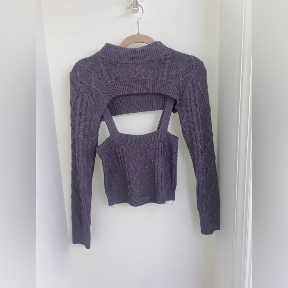 Purple Crochet 2 Piece